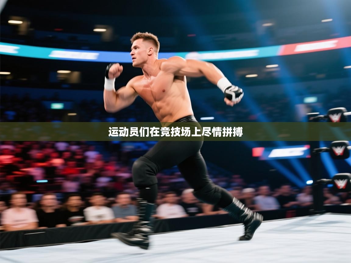 运动员们在竞技场上尽情拼搏